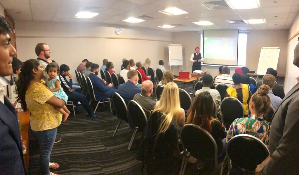 A busy Mercatus Academy learning session