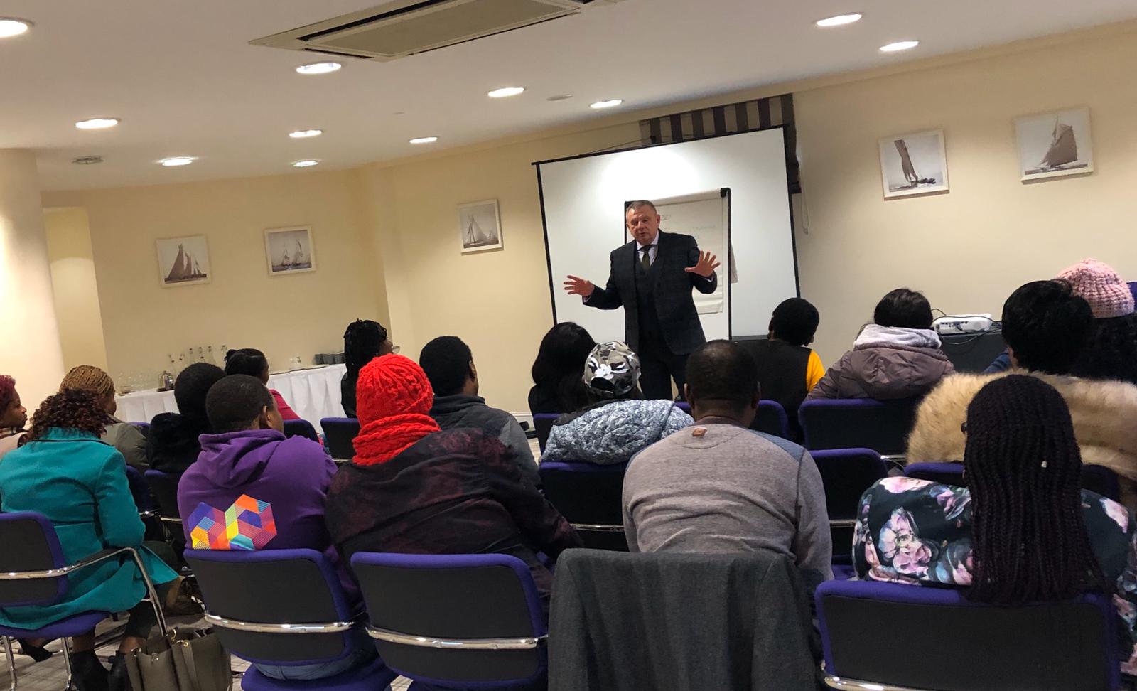 Large Mercatus Academy workshop audience
