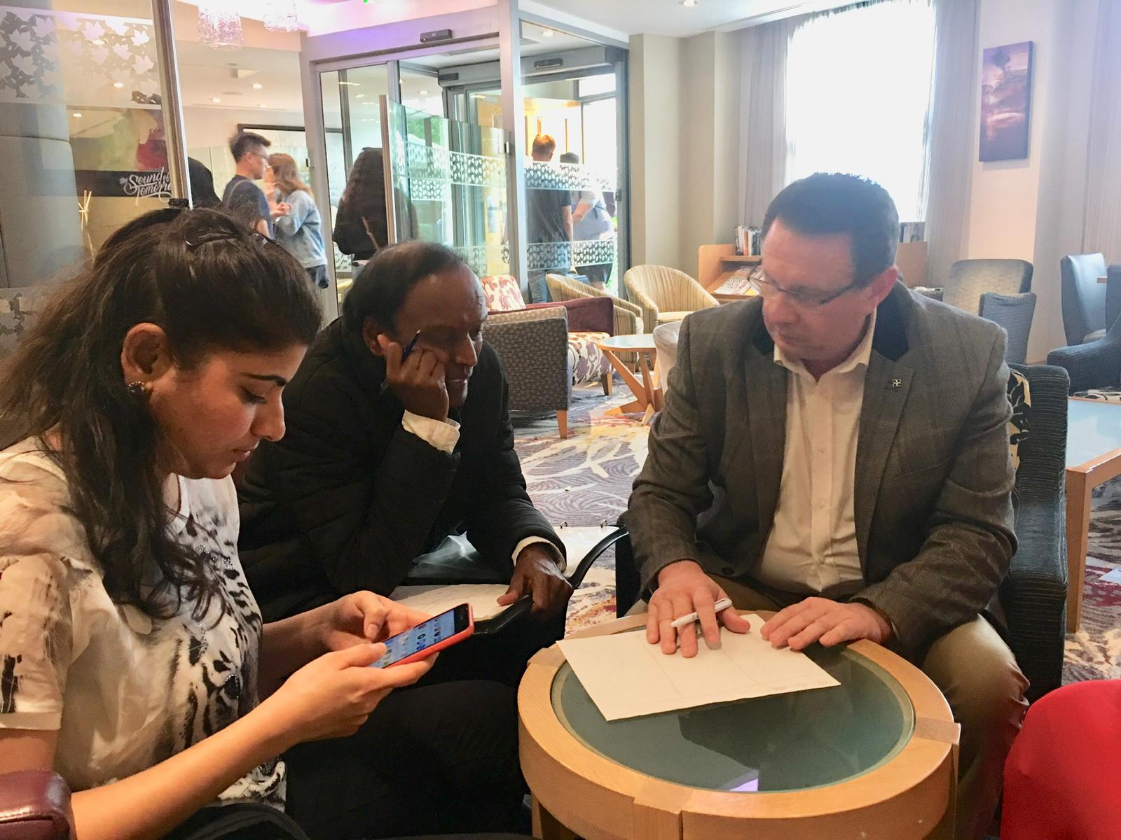 Practical discussion with learners
