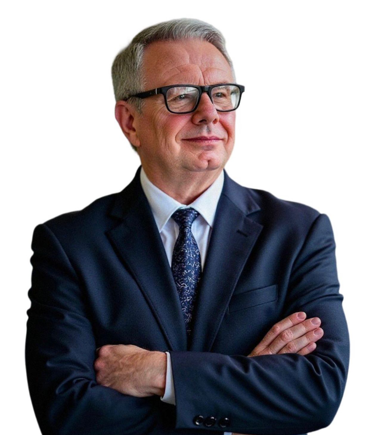 Mr Ivan Smith in a navy suit